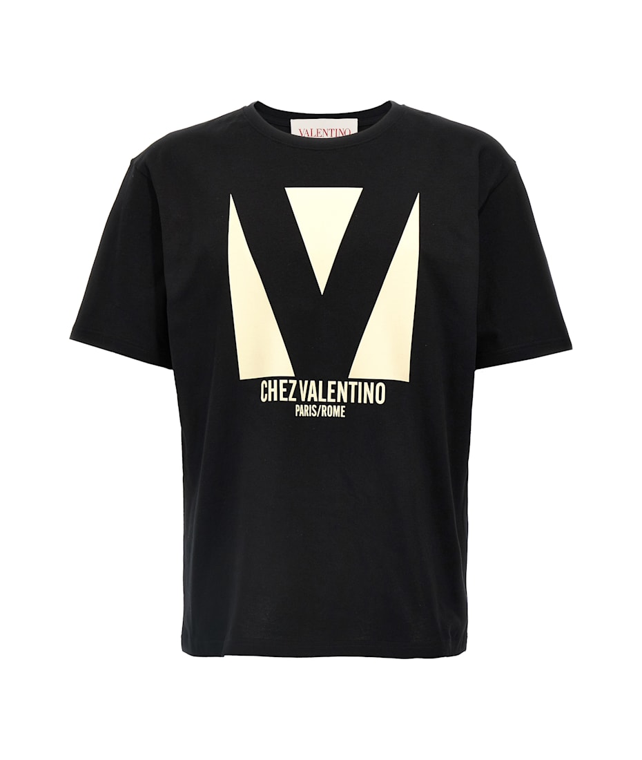 【関税込み】VALENTINO GARAVANI 'CHEZ VALENTINO' T-SHIRT Valentino Garavani 'chez Valentino' T-shirt | italist