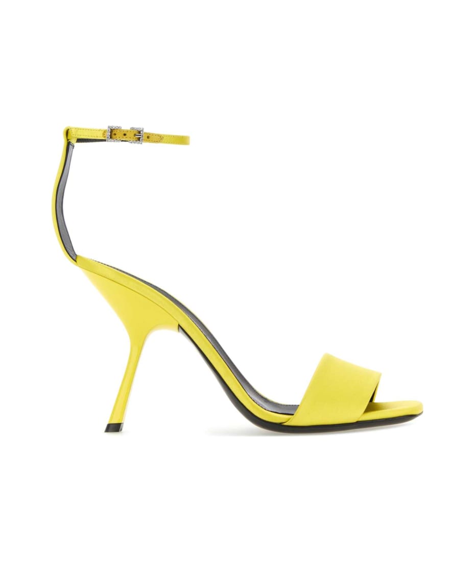 サンダル・ミュール Sergio Rossi Yellow Satin Sandals Sergio Rossi Yellow Satin Sandals | italist