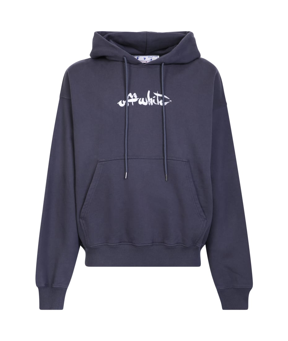 パーカー・フーディ Off-White Arrows Motif Hooded Sweatshirt With Pouch Pocket Off-white Arrows Motif Hooded Sweatshirt With Pouch Pocket