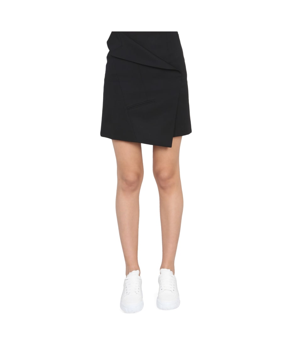 Alexander mcqueen discount asymmetric skirt