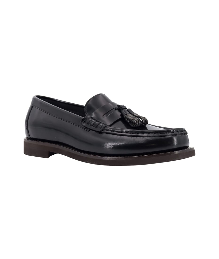 ローファー・オックスフォード BRUNELLO CUCINELLI Woman Loafers Black MZVNG2739 C101 ローファー・オックスフォード BRUNELLO CUCINELLI Woman