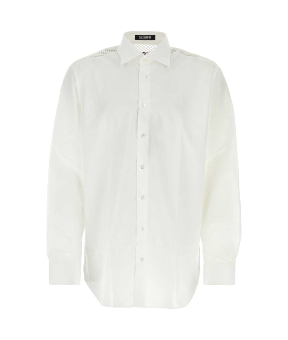 Raf Simons White Poplin Oversize Shirt | italist
