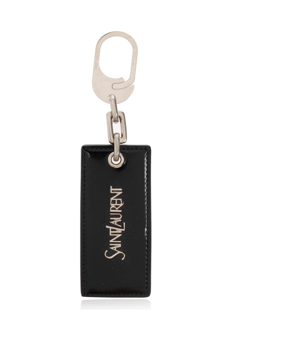 Jimmy Choo Warren Logo-Print Keyring