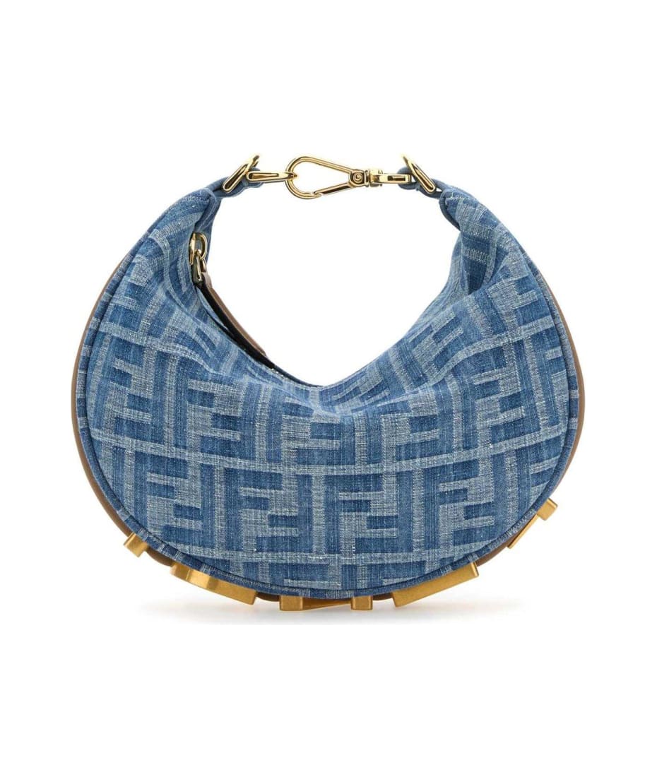Fendigraphy Mini Denim Tote Bag | italist