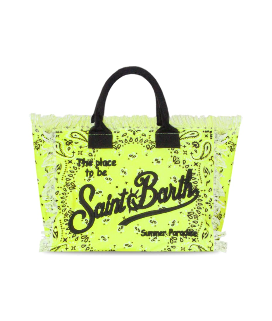 Mc2 Saint Barth Logo-print Cotton Beach Bag