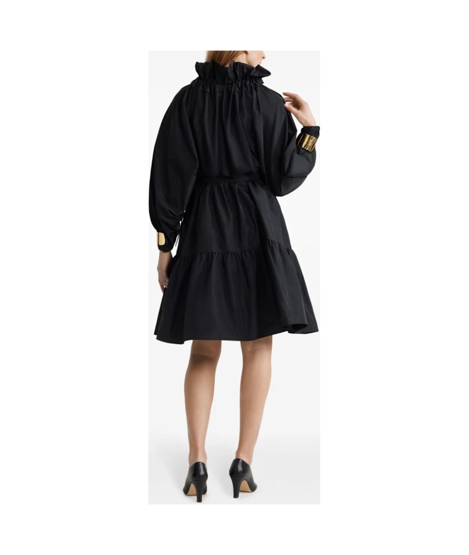 【送料&関税込】Patou Black Iconic Drawstring Mini Dress Patou Iconic Drawstring Mini Dress | Black | FARFETCH