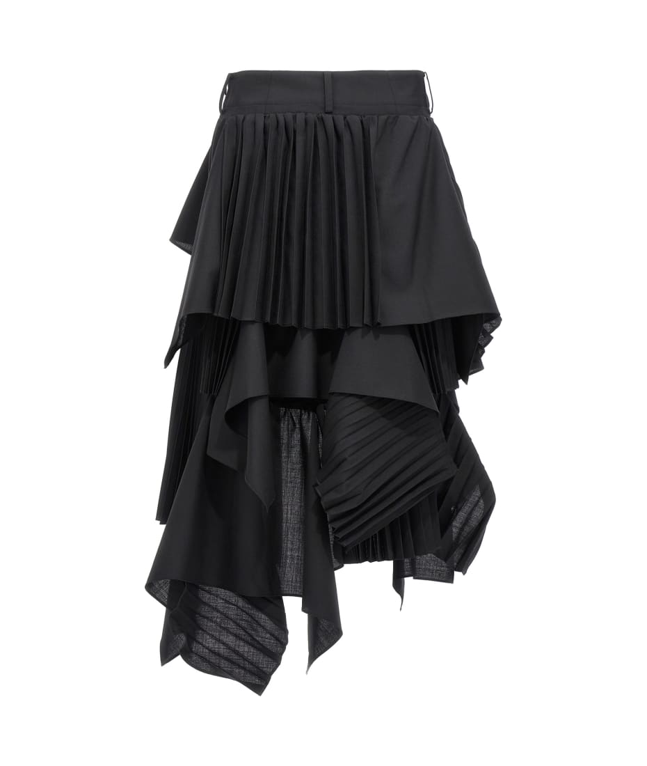 Sacai Asymmetrical Long Skirt | italist