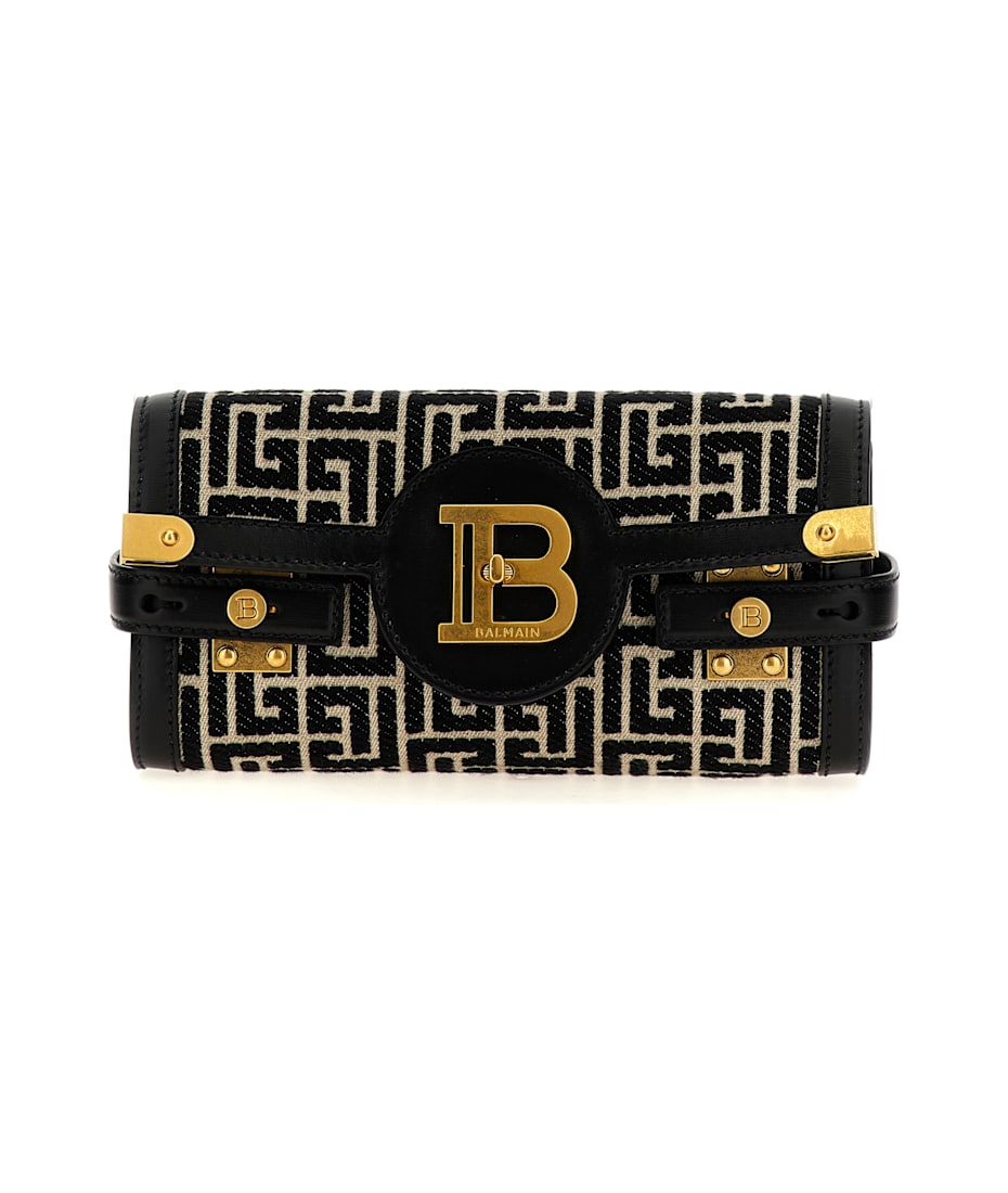 クラッチバッグ BALMAIN 'B-Buzz 23' clutch bag B-Buzz Pouch 23 leather clutch - Women | BALMAIN