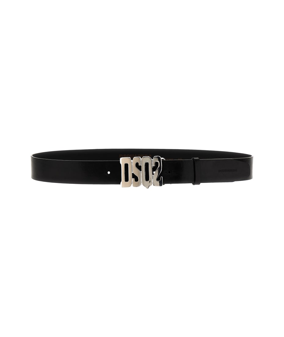 Dsquared2 Logo Buckle Leather Belt | italist
