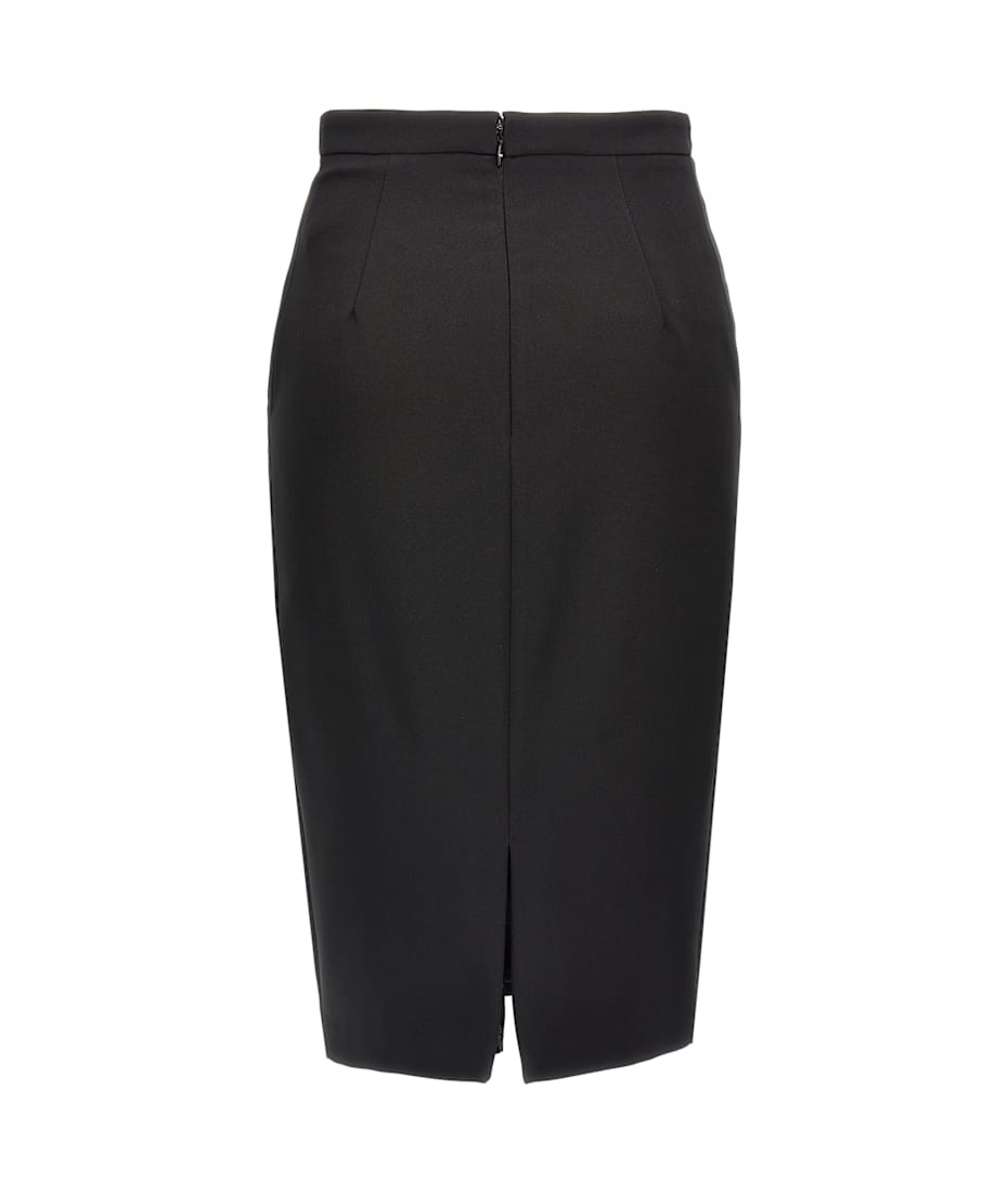 スカート ELISABETTA FRANCHI SS25 Longuette skirt (GO09951E2 110) ELISABETTA FRANCHI SS25 Longuette skirt (GO09951E2 110