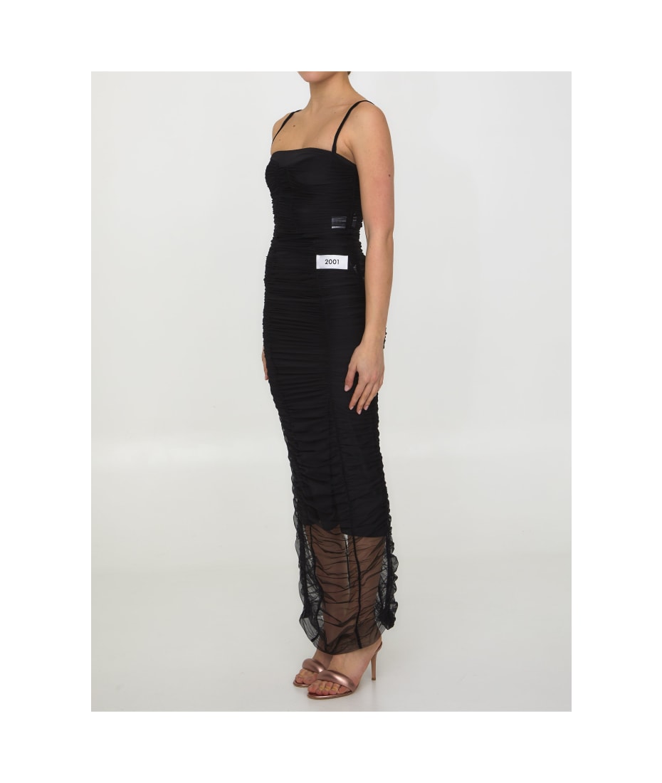 ワンピース Dolce & Gabbana SS24 Milan stitch dress (F6DLUTFUGN7 N0000) Dolce & Gabbana Milan Stitch Dress - Black | F6DLUTFUGN7N0000
