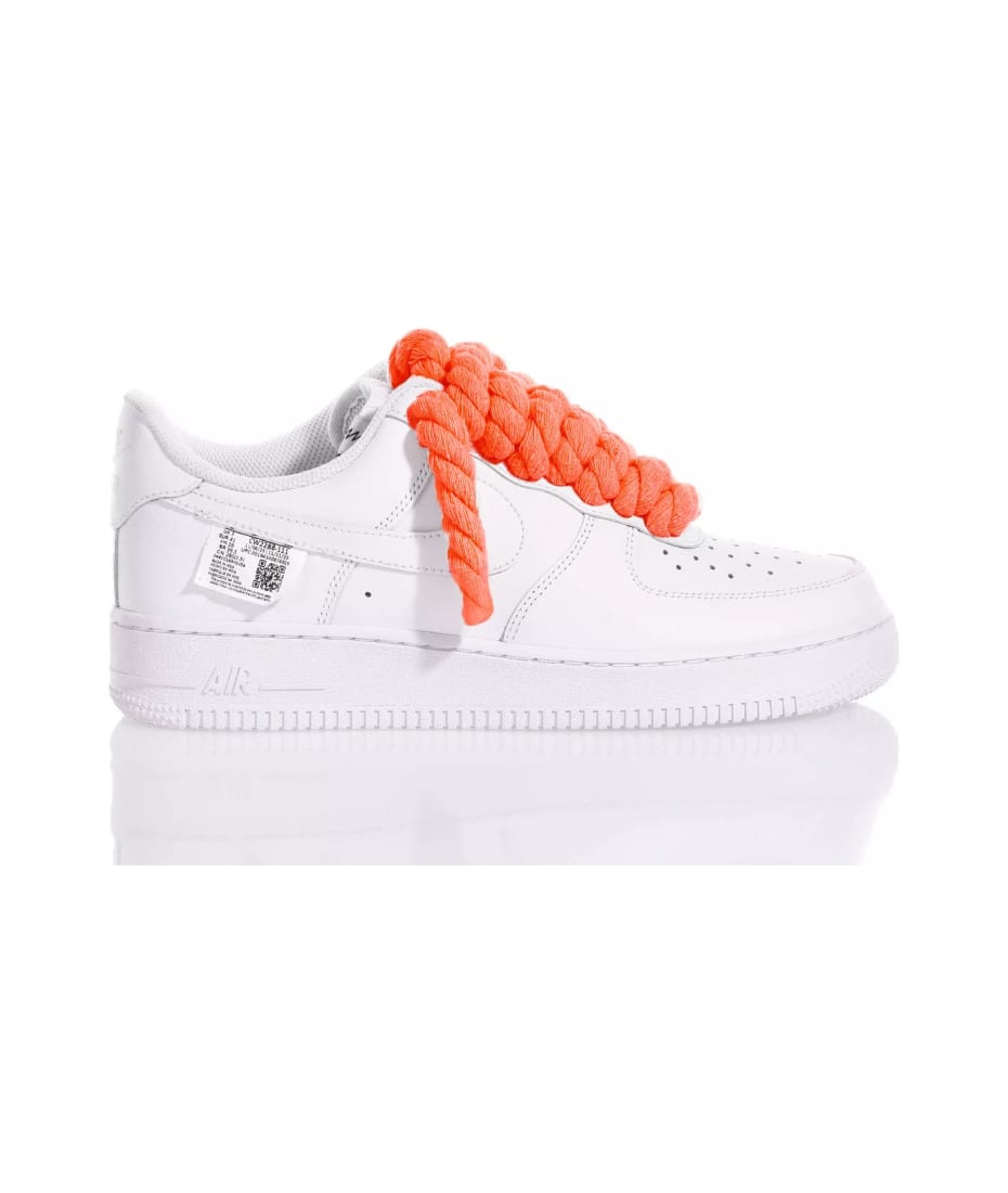 Mimanera Nike Air Force 1 Boom Laces Orange Unisex