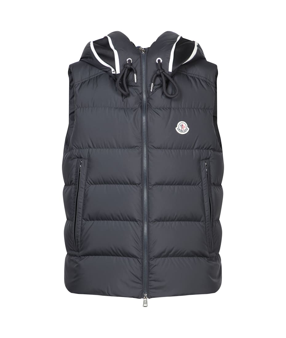 Moncler Cardamine Blue Down Vest | italist