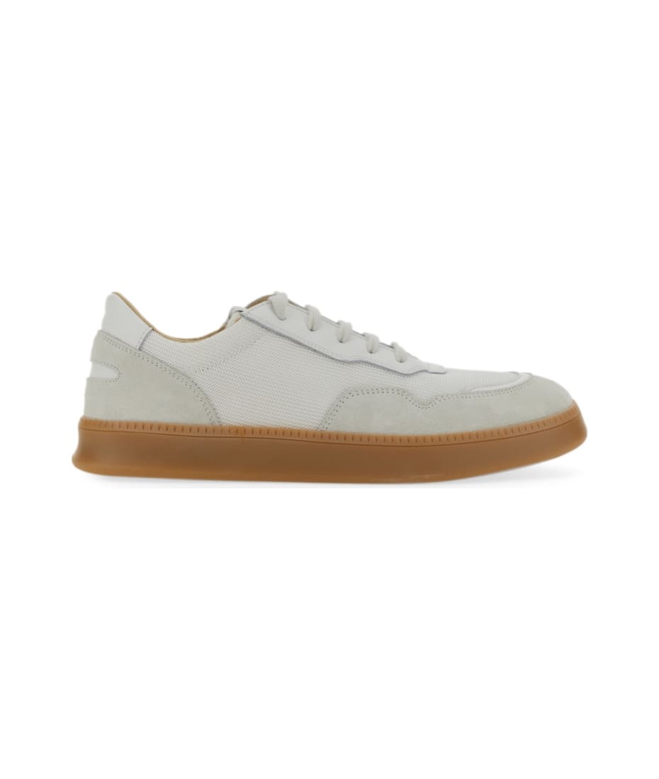 ★SPALWART★ Smash Low Suede Sneakers Off White 30335750005 smashlowsuedewscement304377000