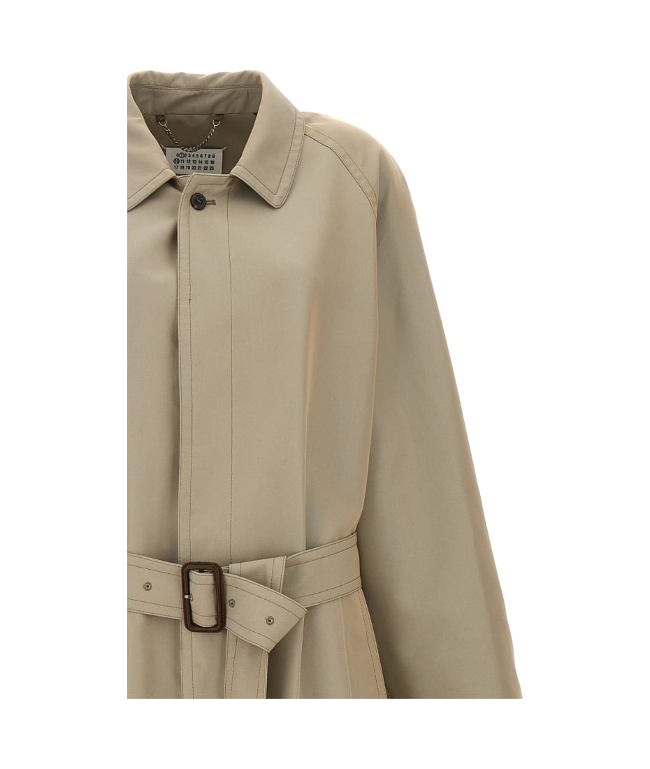 Maison Margiela Long Single-breasted Trench Coat | italist