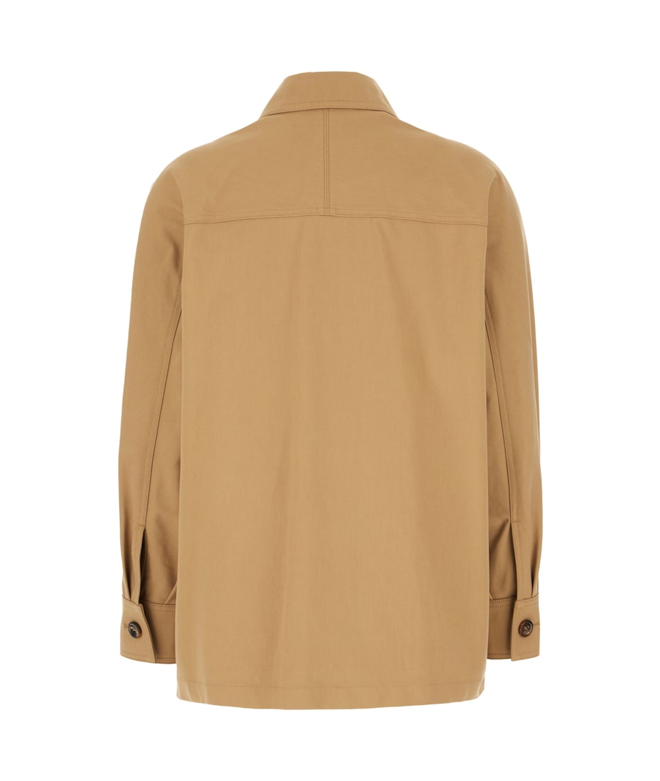 【関税・送料込】Max Mara 24AW ボタンディテール長袖ジャケット Max Mara - 美品 Max Mara マックスマーラ シルクブレンド