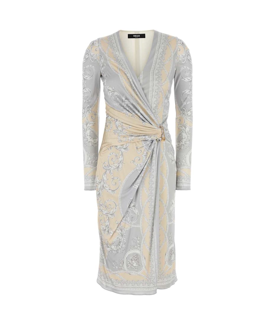 ワンピース VERSACE PRINTED VISCOSE DRESS Versace Printed Viscose Dress | italist