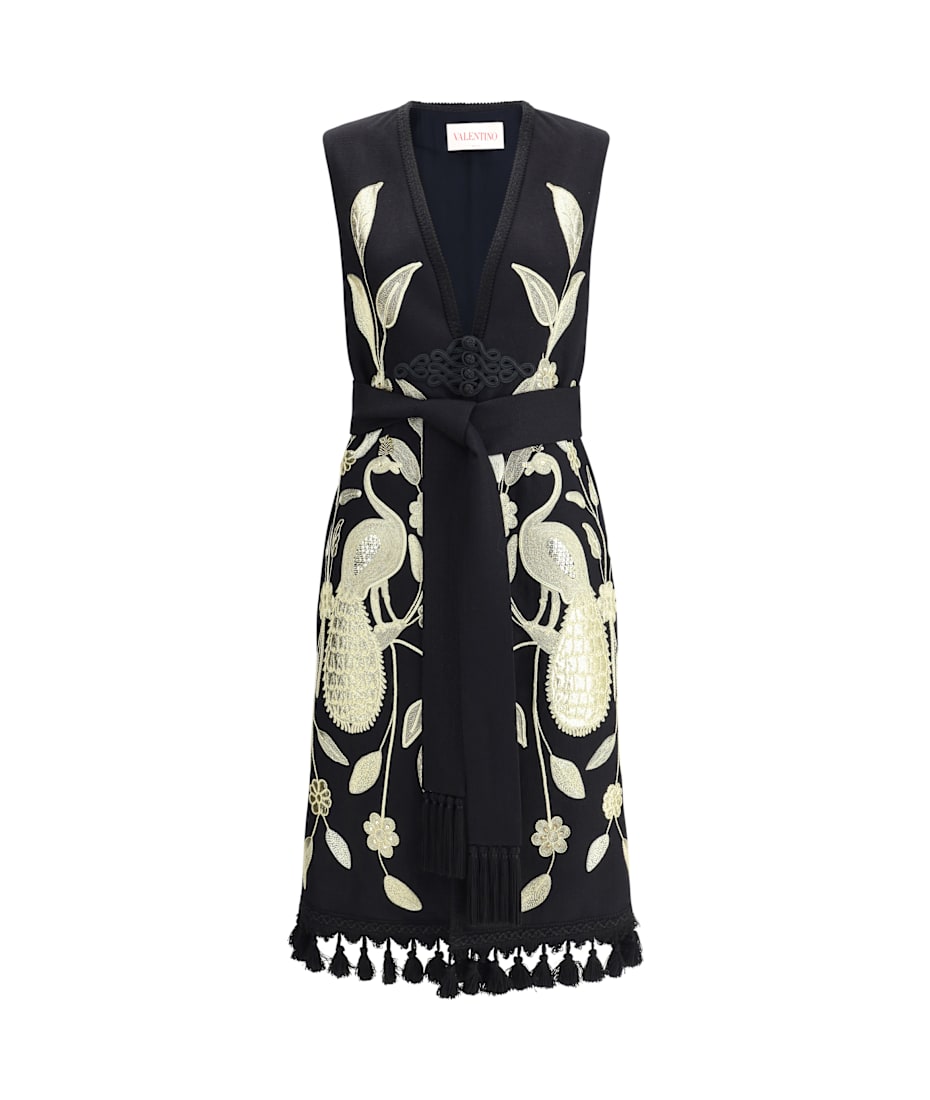 【VIP価格】VALENTINO Embroidered long Vest Valentino Embroidered Long Vest | italist