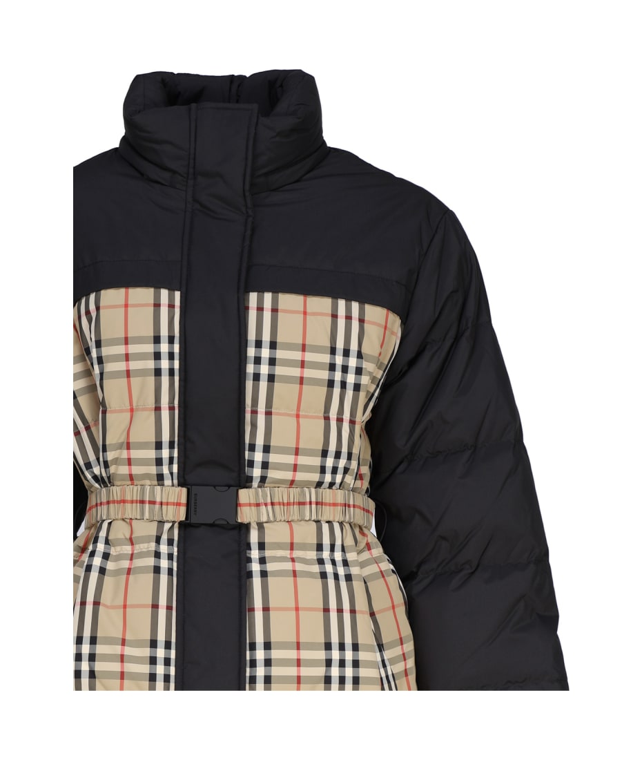 Burberry Reversible Vintage Check Down Jacket In Nylon | italist