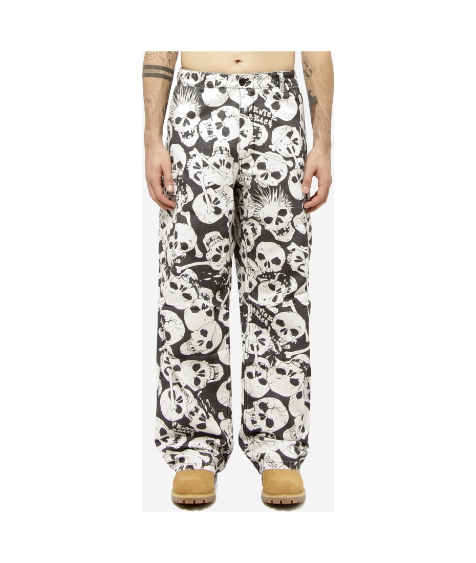 ERL Skull Printed Pants | italist