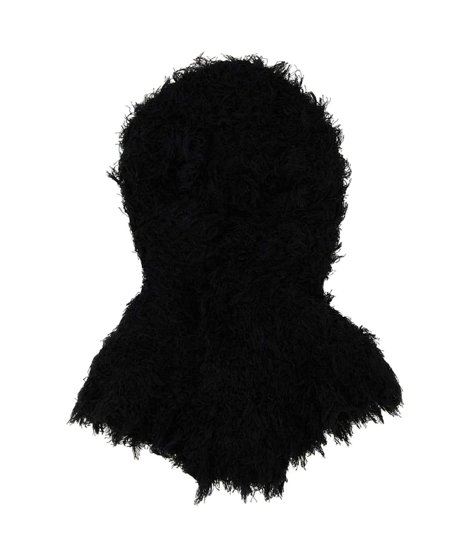ハット KIKO KOSTADINOV Black silk Carla balaclava (KKWAW24KN12 97) Kiko Kostadinov Black Silk Carla Balaclava | italist, ALWAYS