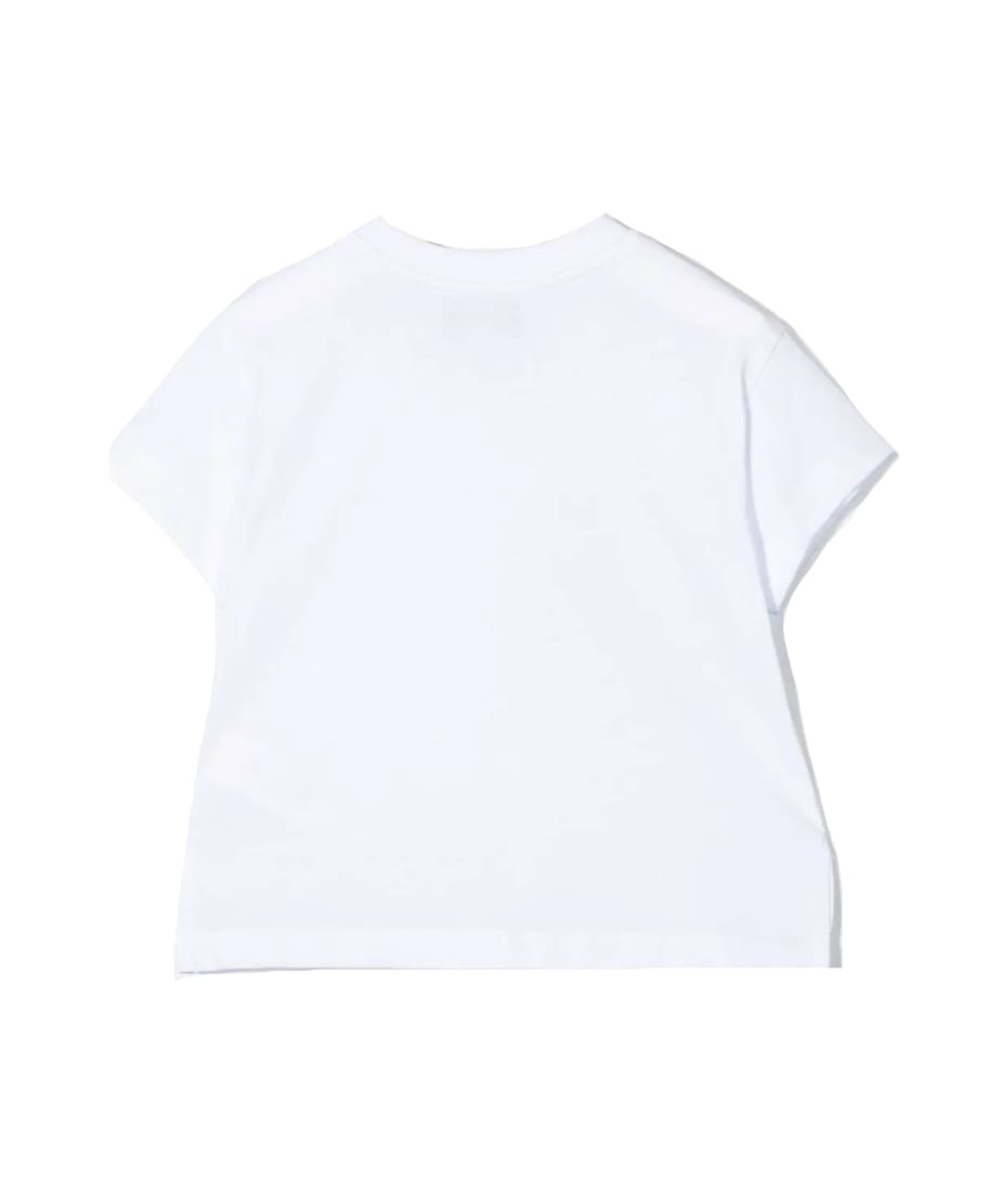 Discover your favorite brand White Cotton Tshirt Bianco SimonettaKids ...