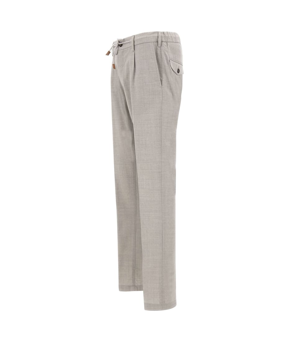 パンツ ELEVENTY GREY LINEN AND WOOL PANTS Eleventy Slim Fit High Waist Linen & Wool Pants | Nordstrom