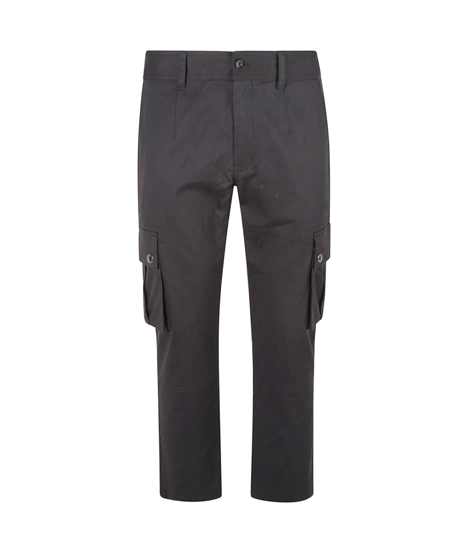 Dolce & Gabbana Logo Patch Cropped Cargo Pants | italist