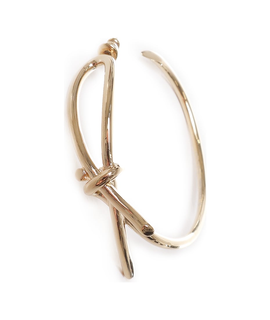 【送料&関税込】Ferragamo Hoop Earrings With Knot Ferragamo Hoop Earrings With Knot | italist