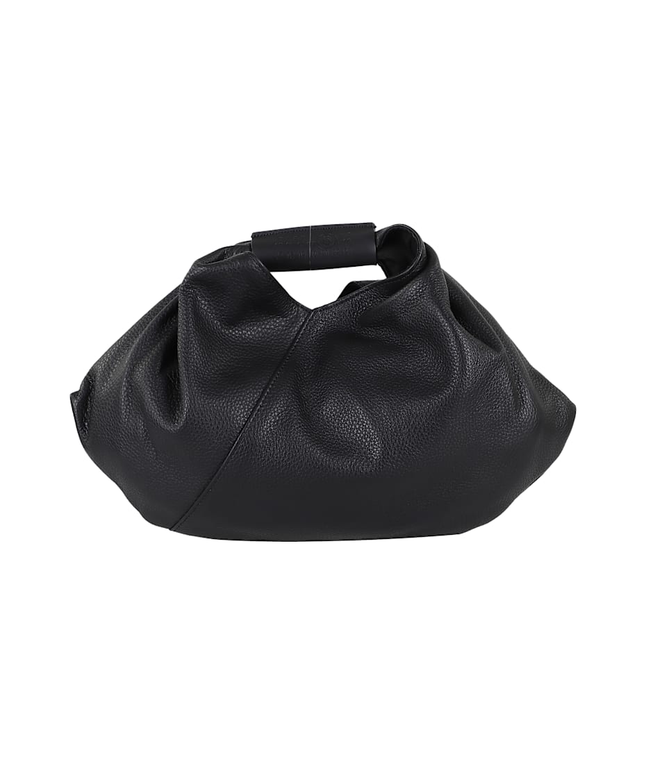 【関税＆送料込み】Mm6 Maison Margiela Japanese Draped Mini MM6 Maison Margiela Mini Japanese Draped Grainy Leather Top