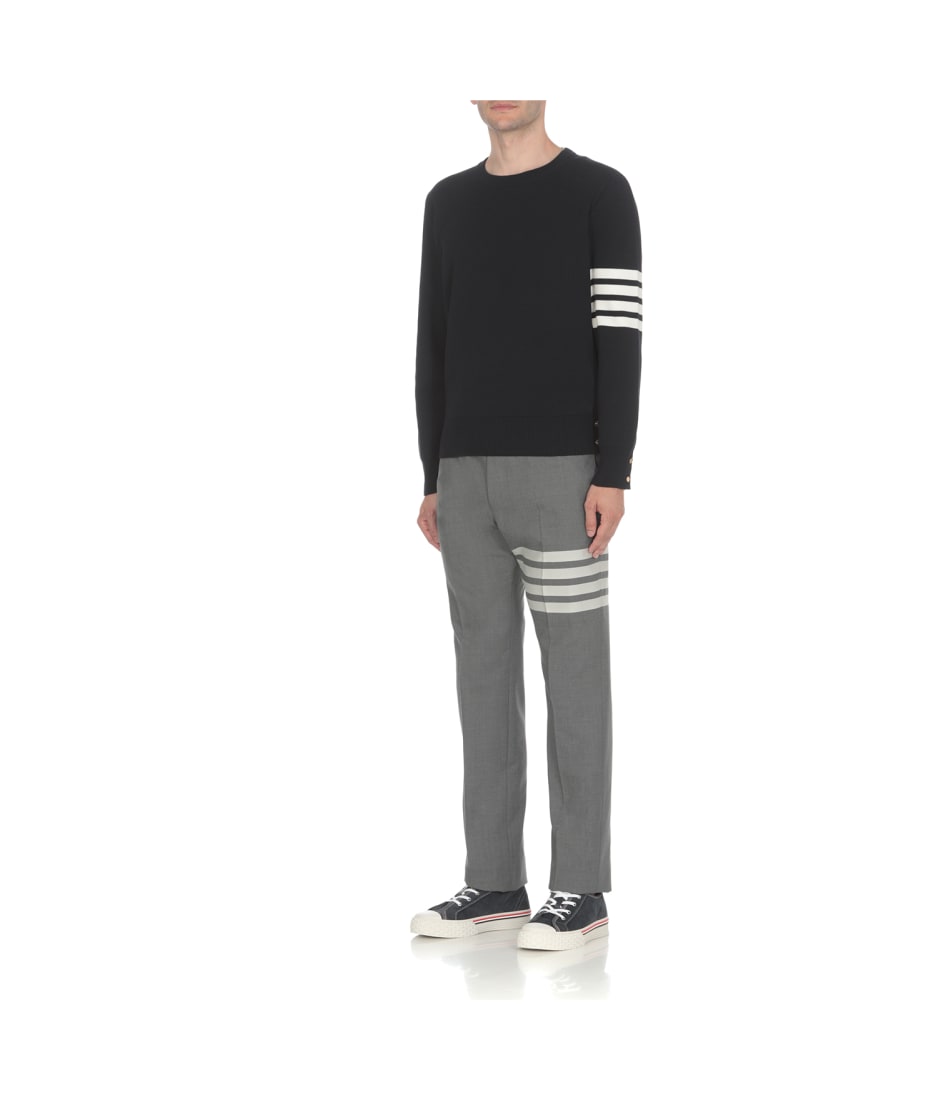 Thom Browne 'milano Stitch' Cotton Pullover | italist Thom Browne 'milano Stitch' Cotton Pullover | italist