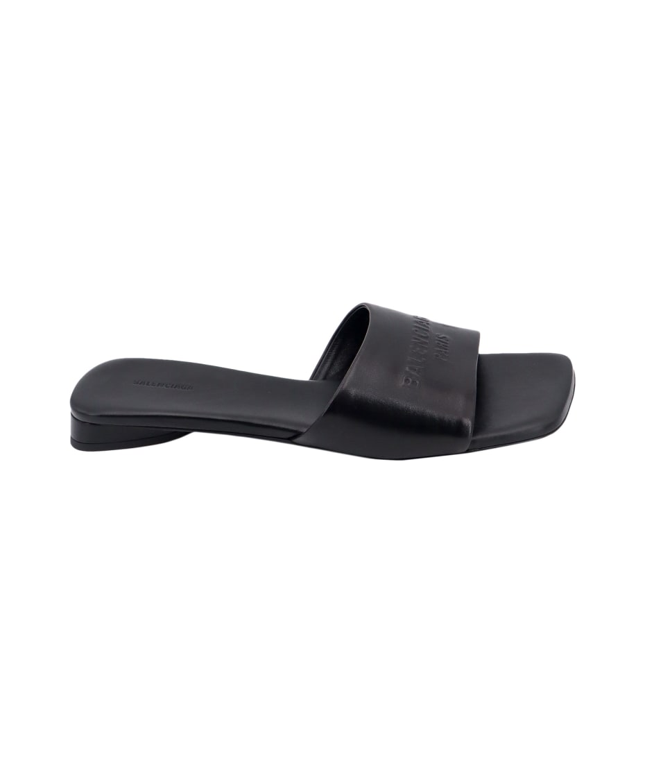 Balenciaga Duty Free Leather Sandals italist