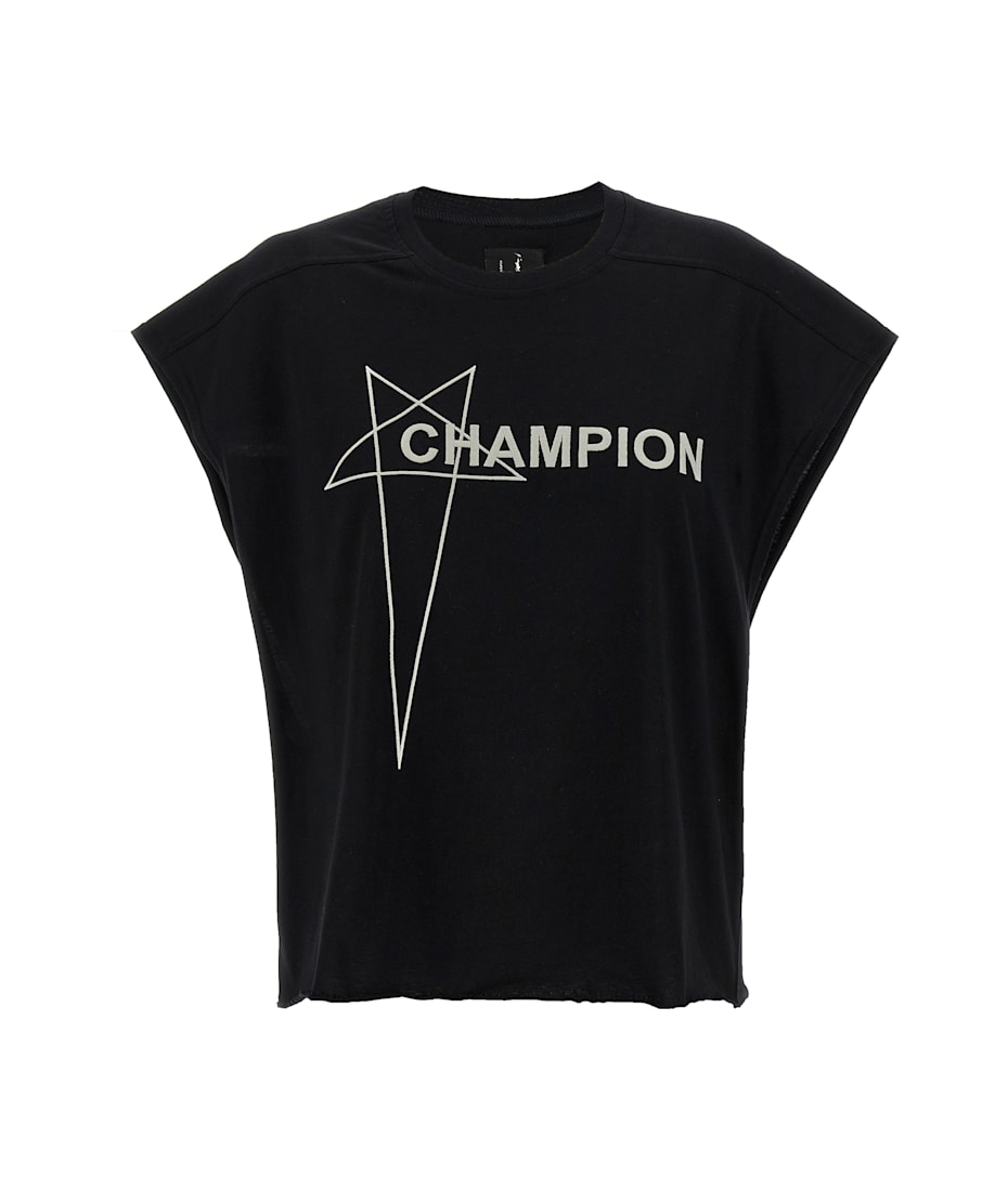 すぐ届く Rick Owens × Champion  T / MELANGE RICK OWENS - TOPS - Rick Owens