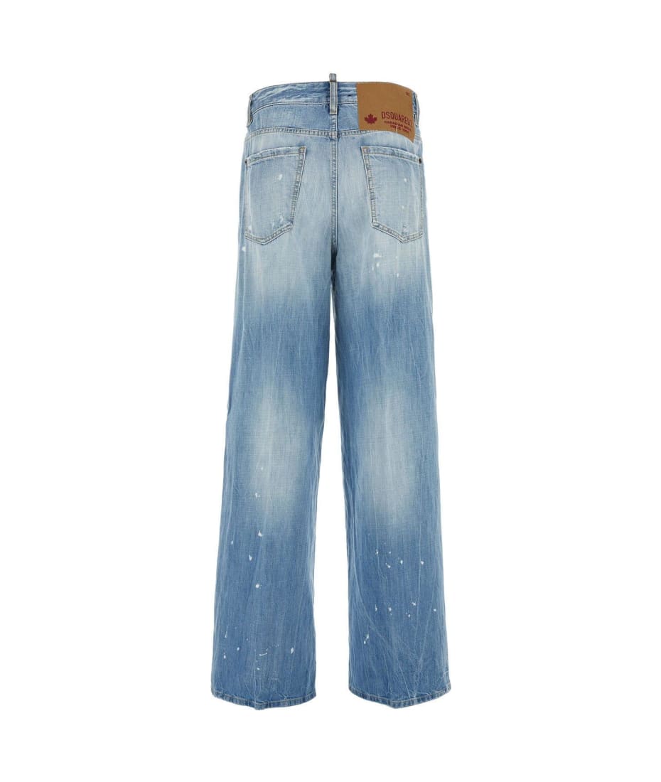 デニム・ジーパン Dsquared Stretch Denim Traveller Wide-Leg Jeans Dsquared2 Denim Traveller Wide-leg Jeans | italist
