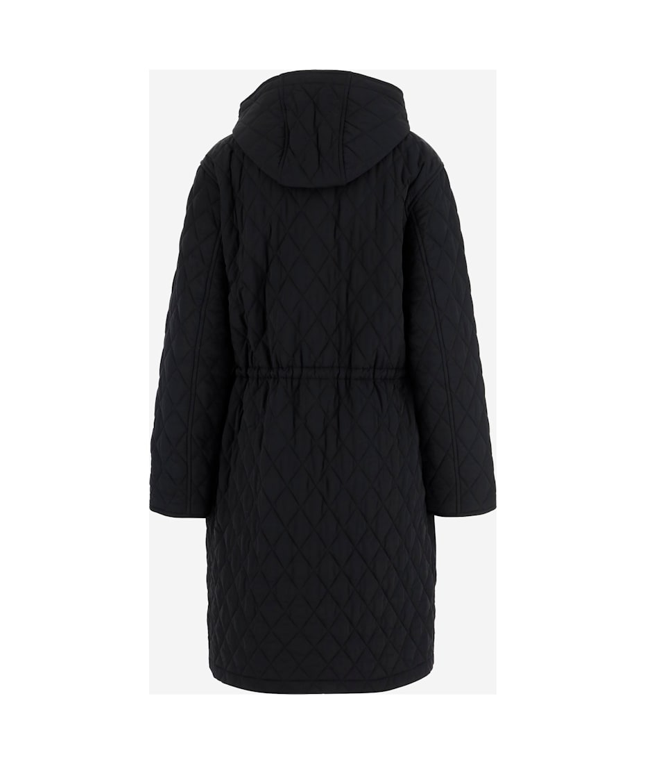 【BURBERRY】Quilted Nylon Parka Quilted Nylon Parka in Black - Women | Burberry® Official