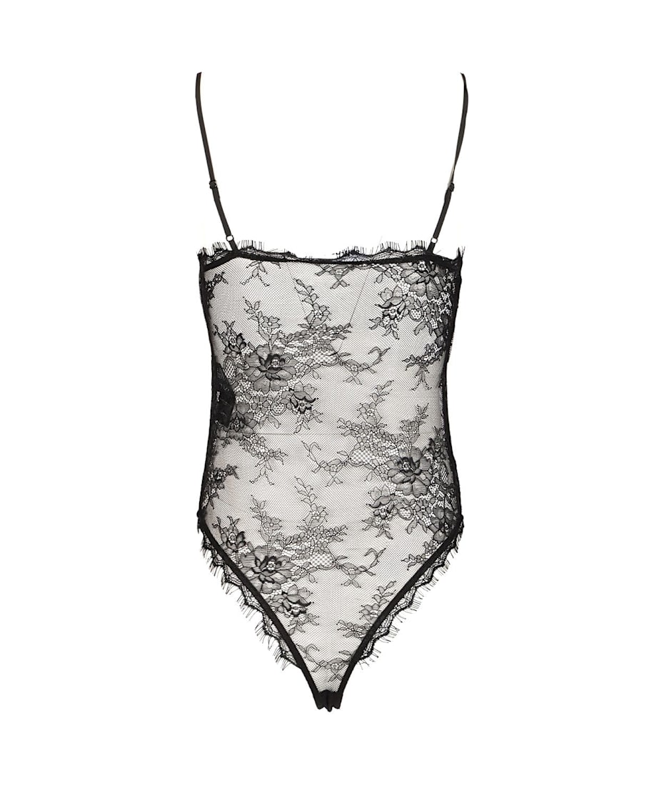 【関税&送料込】Self-Portrait Polka Dot Mesh Bodysuit self-portrait Polka Dot Mesh Bodysuit | italist