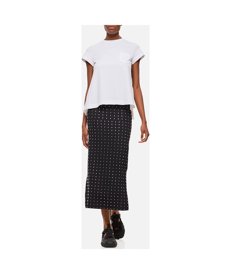 スカート SPORTMAX NOME CRYSTAL LYCRA MIDI SKIRT SportMax Nome Crystal Lycra Midi Skirt | italist