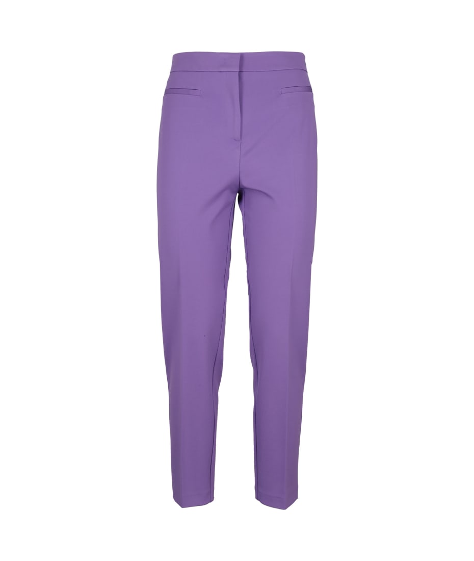パンツ PINKO 102992A1M4D06 Trousers PINKO rhinestone-embellished straight-leg Trousers | Blue