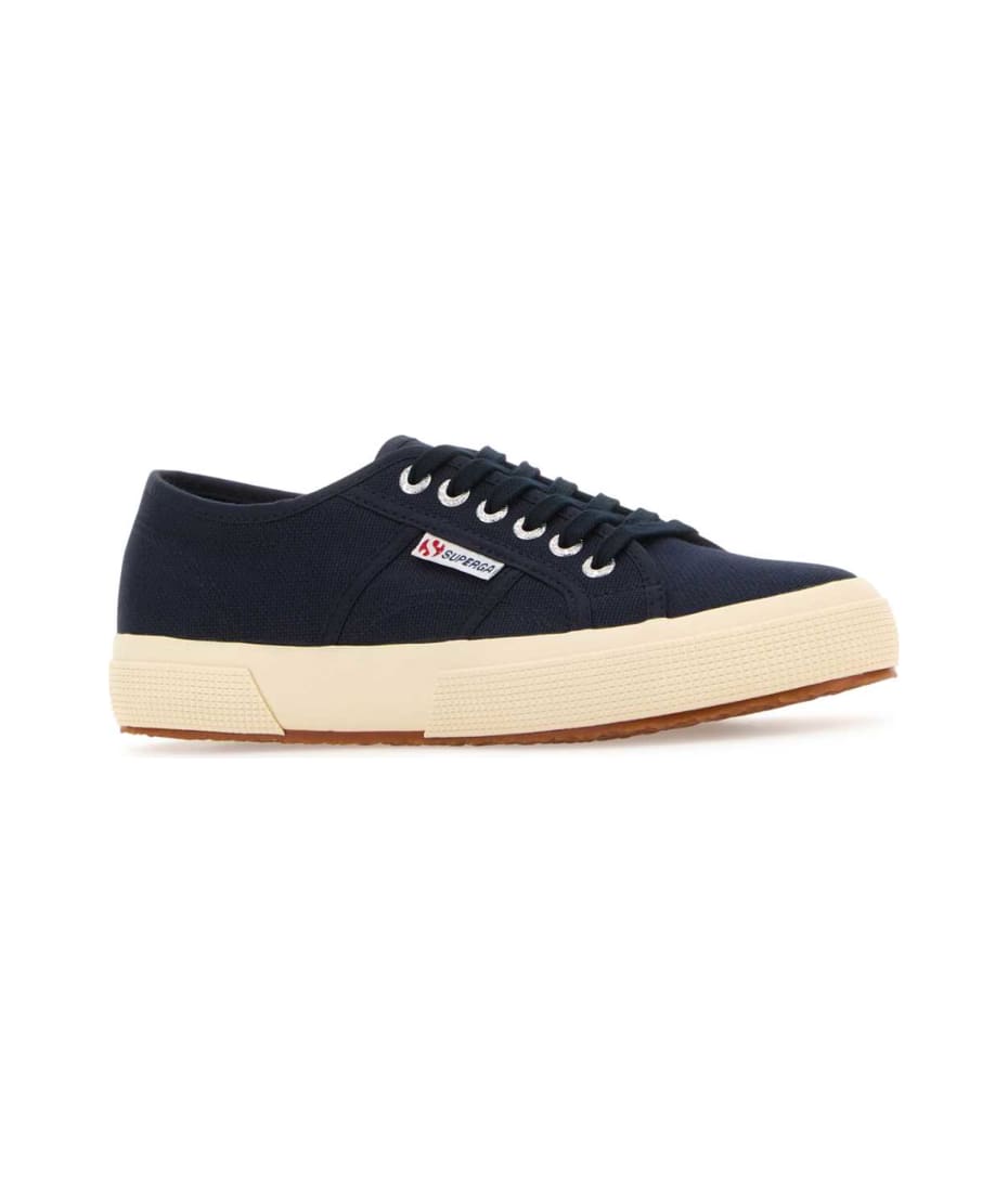 Superga Navy Blue Canvas 2750 Sneakers スニーカー 通販 | italist