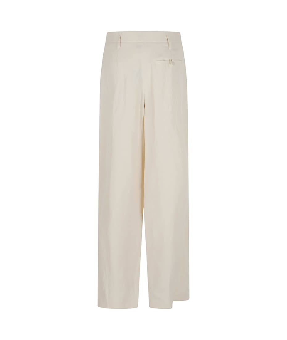 パンツ STELLA MCCARTNEY CREAM VISCOSE BLEND WIDE-LEG PANT Stella McCartney Cream Viscose Blend Wide-leg Pant | italist
