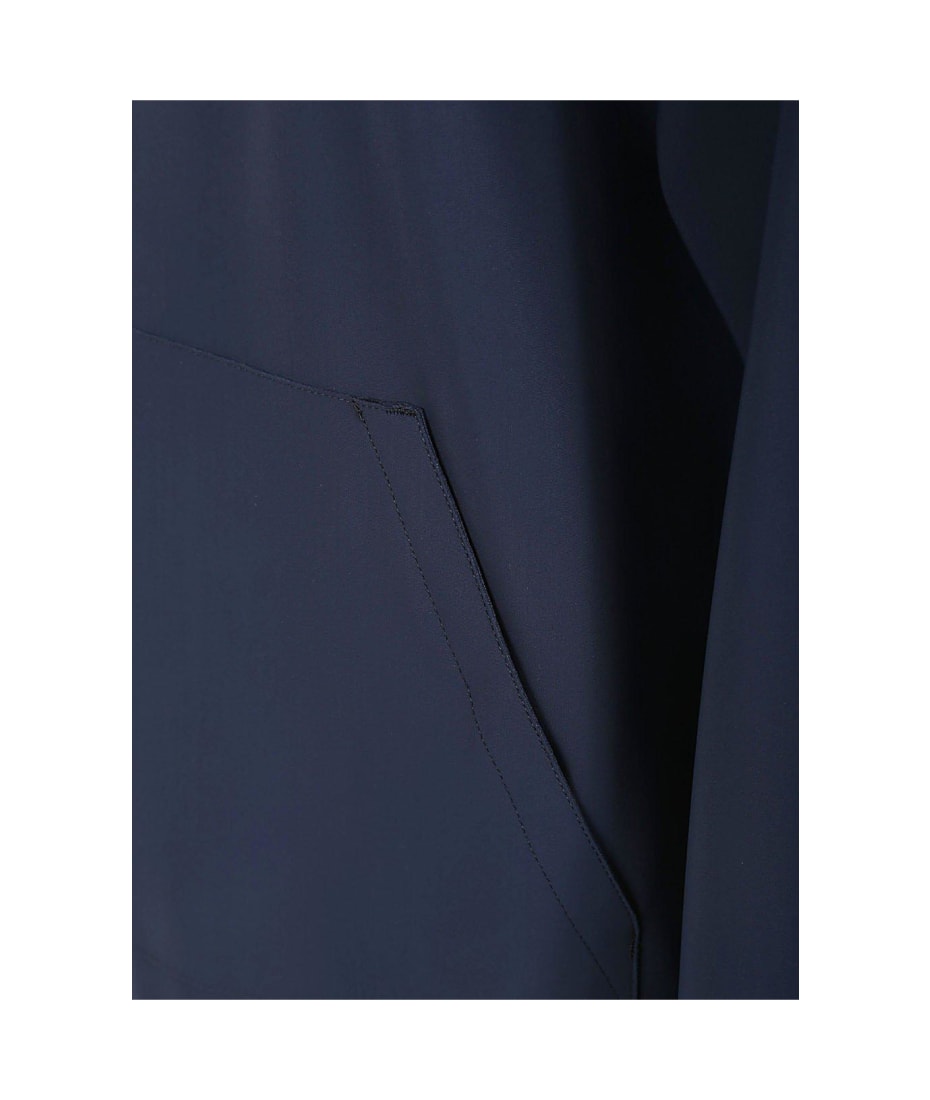 Herno Zip-up Drawstring Jacket - BLUE