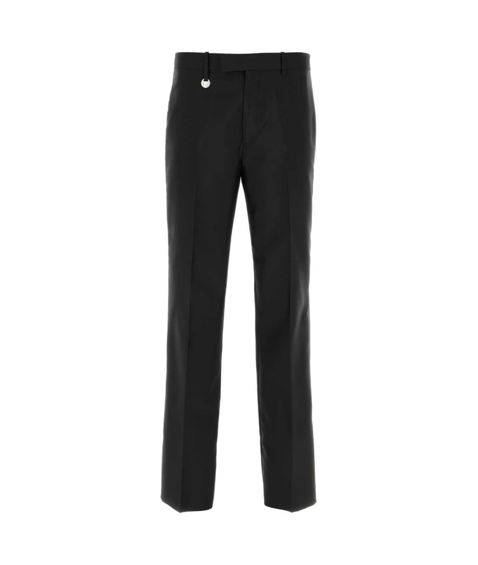 パンツ Burberry Black wool blend wide-leg pant Burberry Black Wool Blend Wide-leg Pant | italist