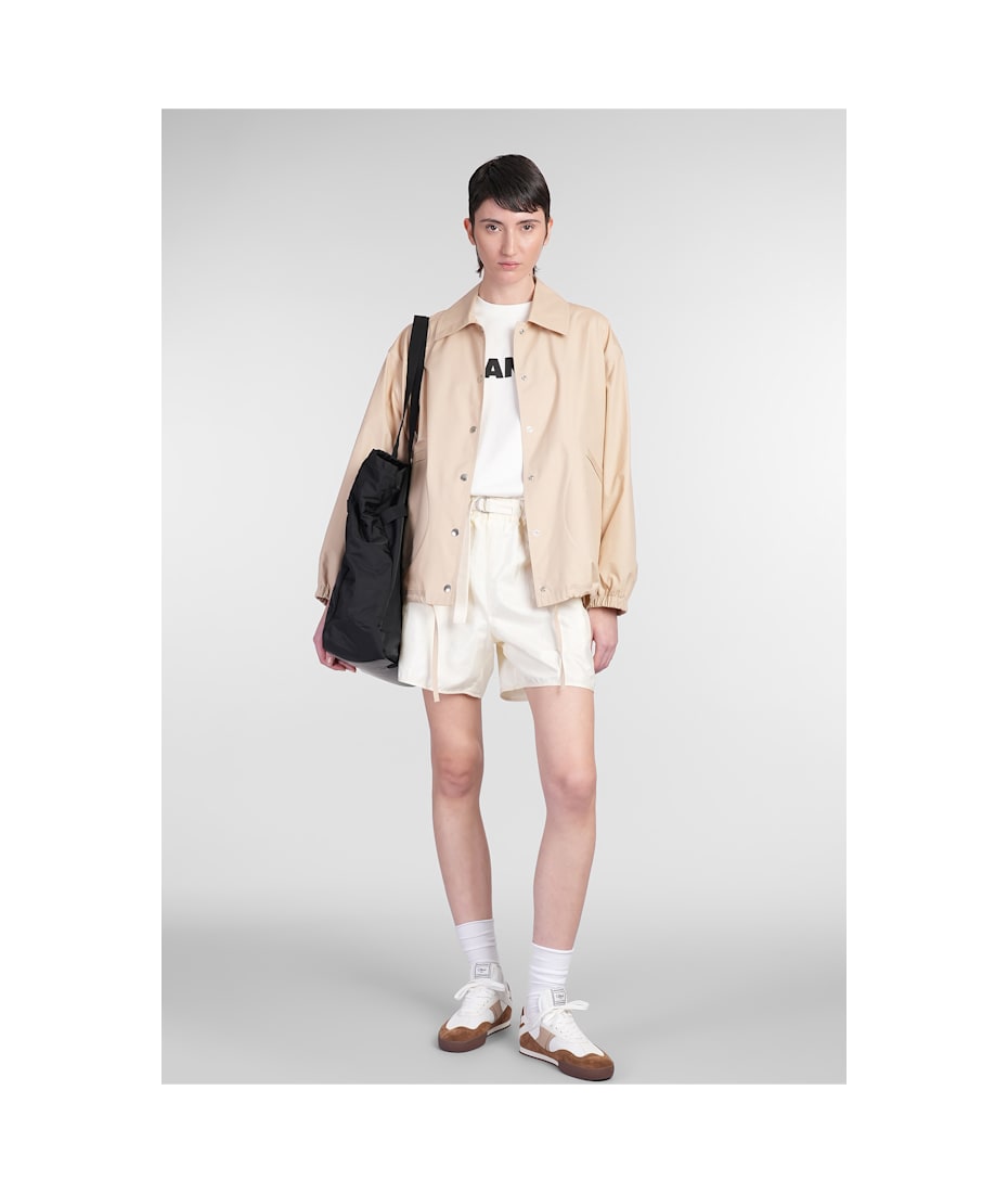 【送料&関税込】Jil Sander Trousers 256 Short Shorts In Beig Jil Sander Trousers 256 Short Shorts In Beige Polyamide