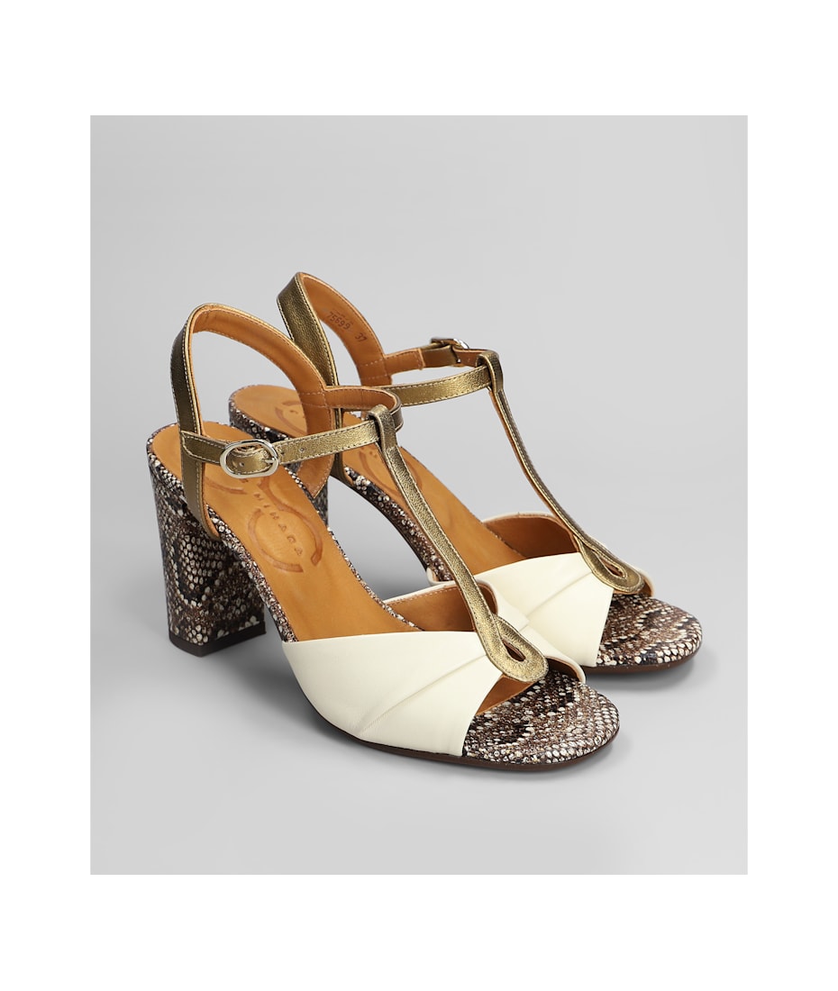 サンダル・ミュール CHIE MIHARA Women Sandals BIAGIO46ANTOA Beige Chie Mihara Biagio 46 Sandals In Beige Leather | italist