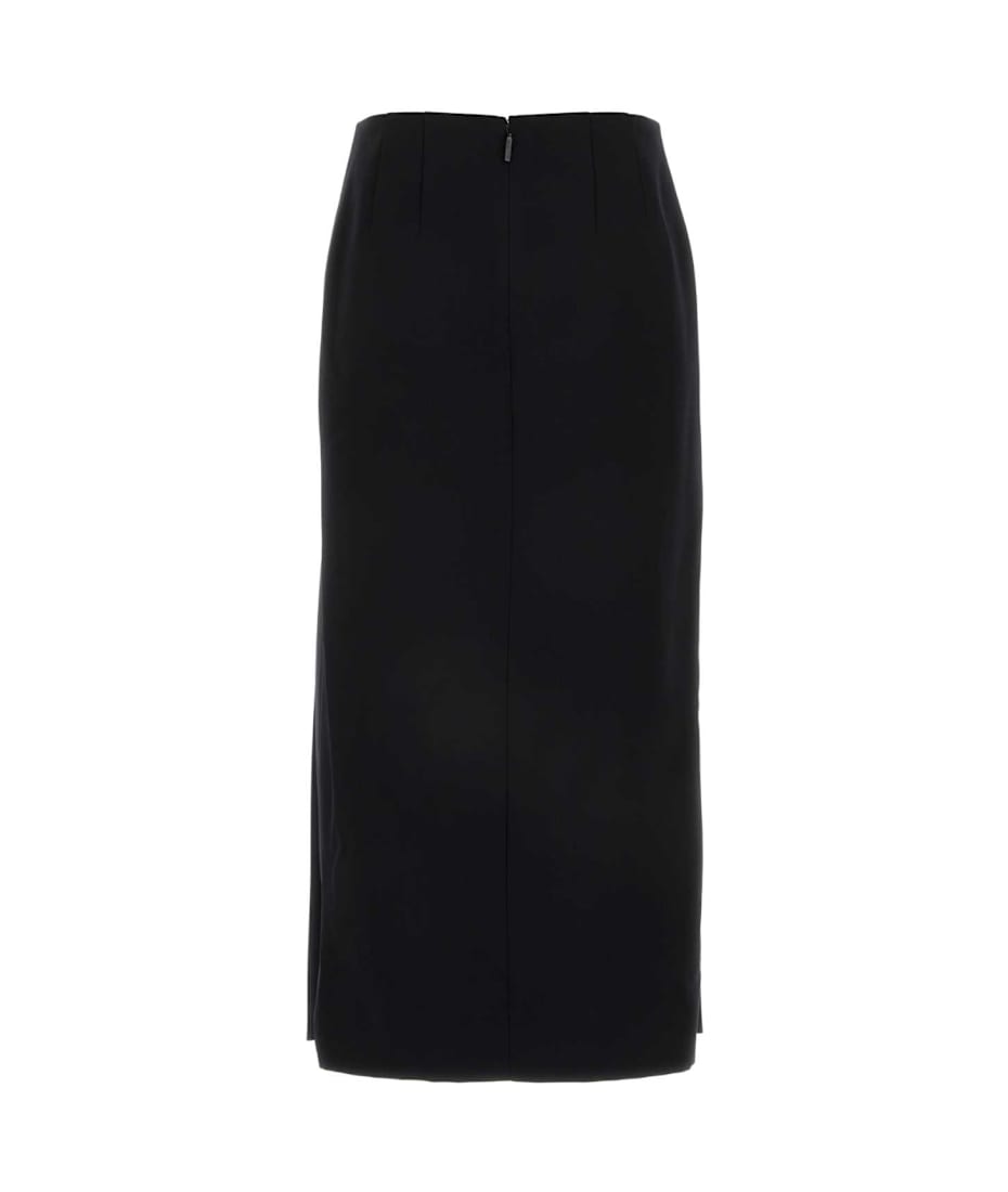 【関税&送料込】Valentino Garavani Black Wool Skirt Valentino Garavani Black Wool Skirt | italist