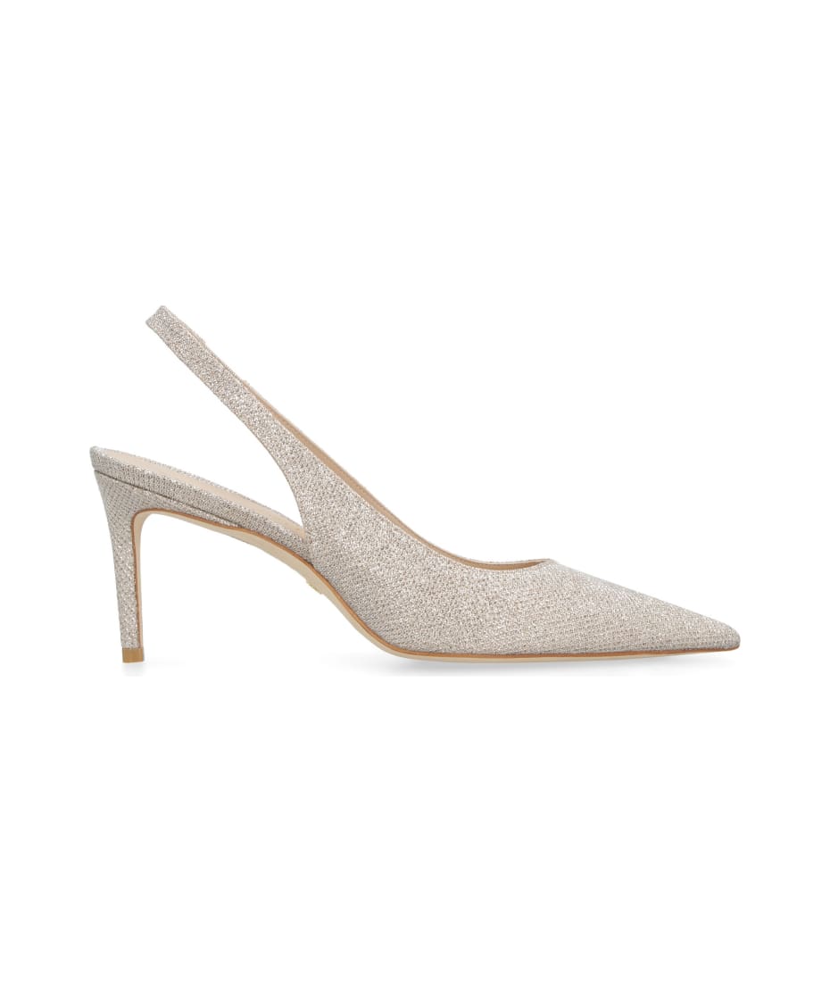 サンダル・ミュール Stuart Weitzman STUART POWER - llised fabric slingback Stuart Weitzman Stuart Fabric Slingback Pumps | italist