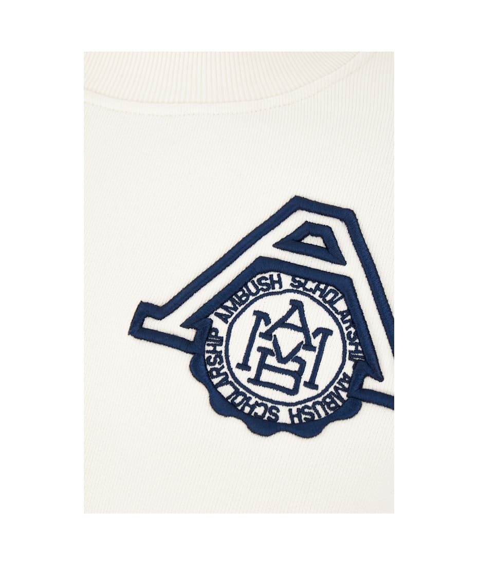 AMBUSH Ivory Cotton Sweatshirt | italist