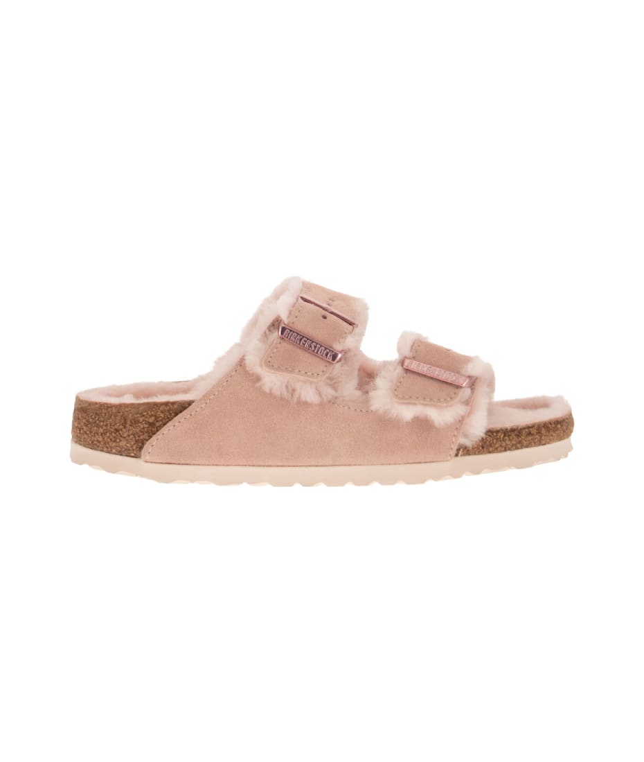 Birkenstock Arizona Shearling Sandals Are On Sale at Nordstrom for