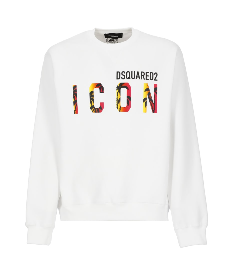 Dsquared2 Icon Sunset Crewneck Sweatshirt italist ALWAYS LIKE A SALE