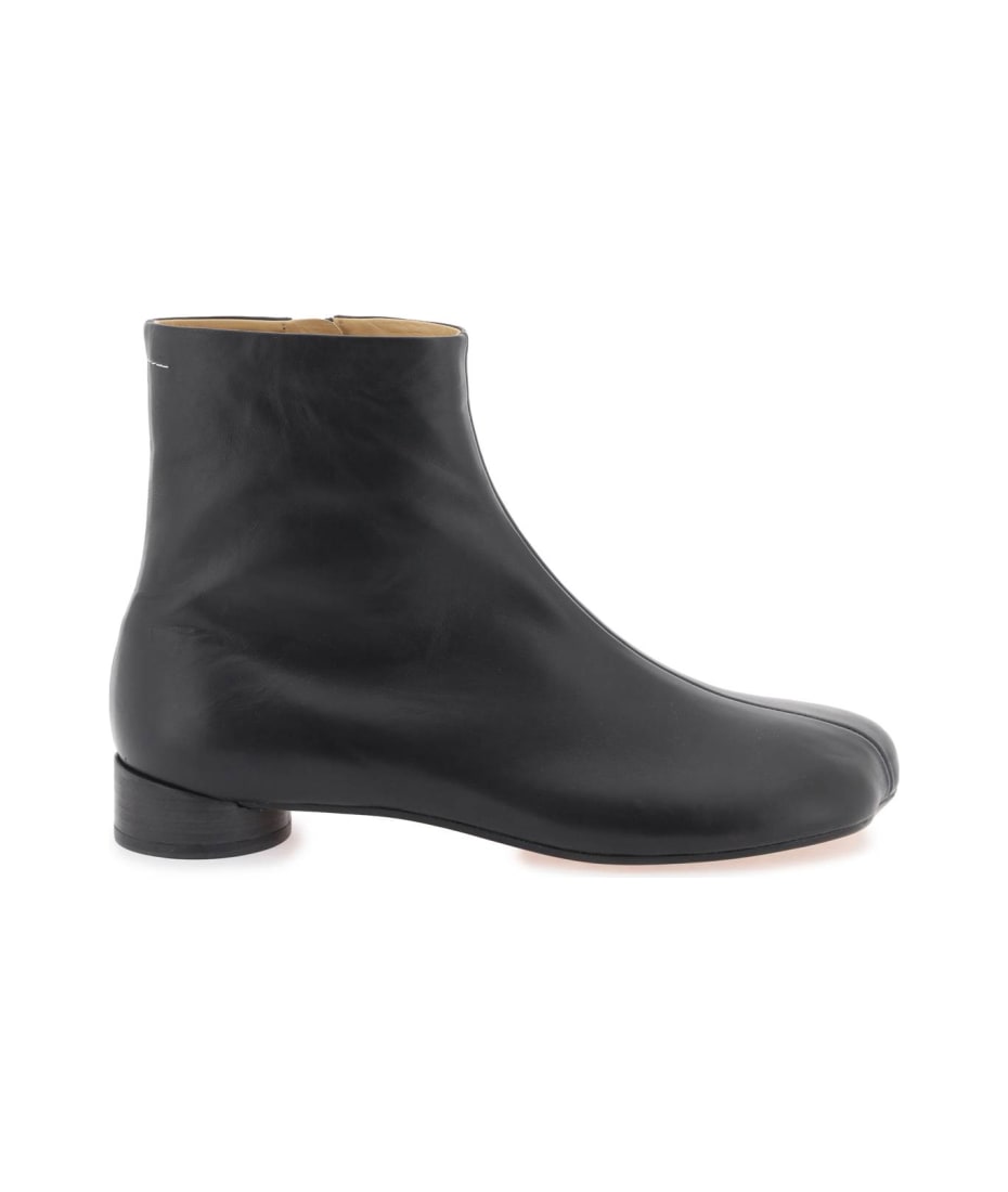 MM6 Maison Margiela Leather Ankle Boots ブーツ 通販 | italist